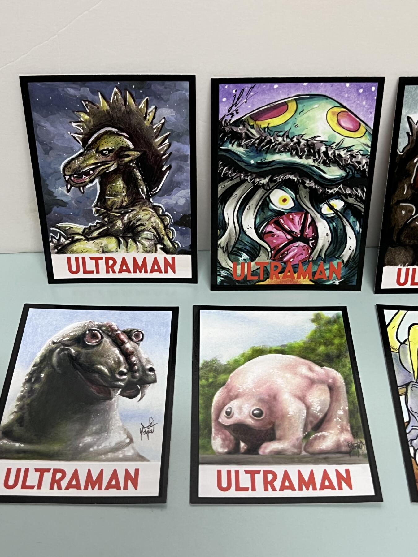 零元拍：RRParks Ultraman 归来的奥特曼 杰克奥特曼  圆谷公司 杰克奥特曼  手绘复刻卡 超人气怪兽很多 非常稀有 大比例 10张一起拍！编号见卡背 