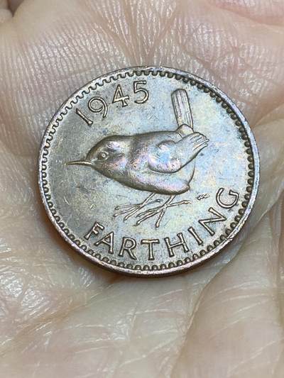 2025年第九十五场(总第一百二十一场）外国好品散币(免佣金) - 英国🇬🇧1945年1法新(乔治六世第一版)