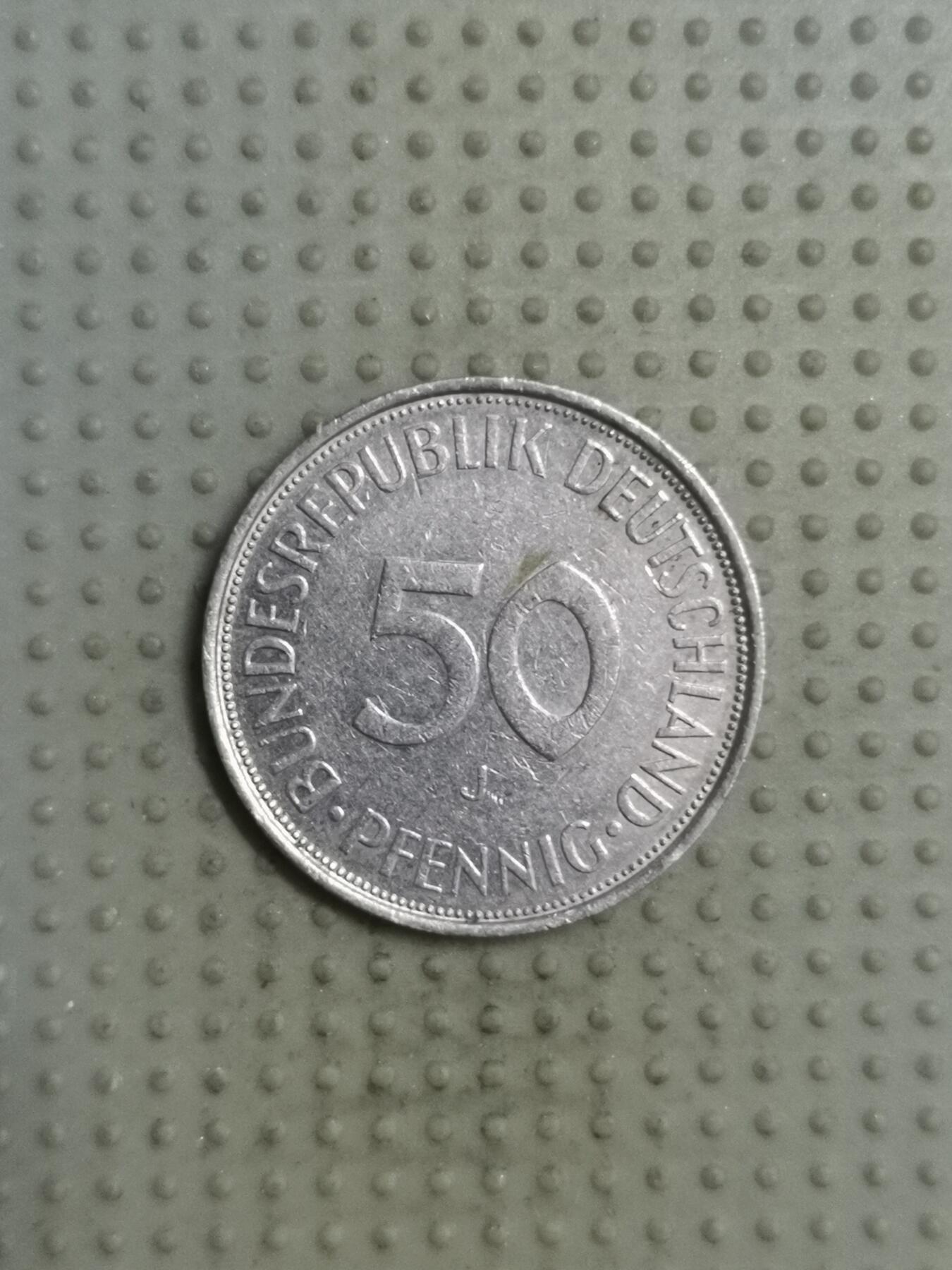 2025年第87场各国散币拍卖（总第87场） 德国1972年50芬尼汉堡造币厂