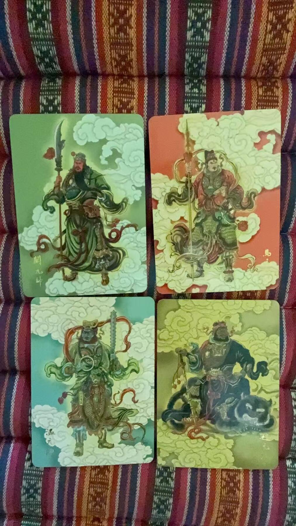 光影卡牌第23期，各家亲签，各家套卡，持续收拍品 飞将水浒特卡四大元帅普卡