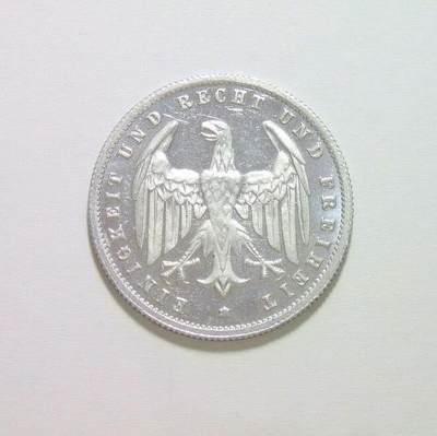 【旋风钱币】10月4日19:00准时开拍 精美欧洲币章 第三帝国货币等 全场包邮！ 德国魏玛1923年E版500马克 稀少精制PROOF版 发行量仅2000枚