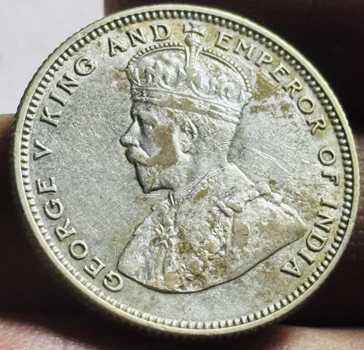 文馨钱币收藏第 273 场， 长期接收代拍品 美品 1927 年英属海峡乔治五世 20 分银币，第三版600 银