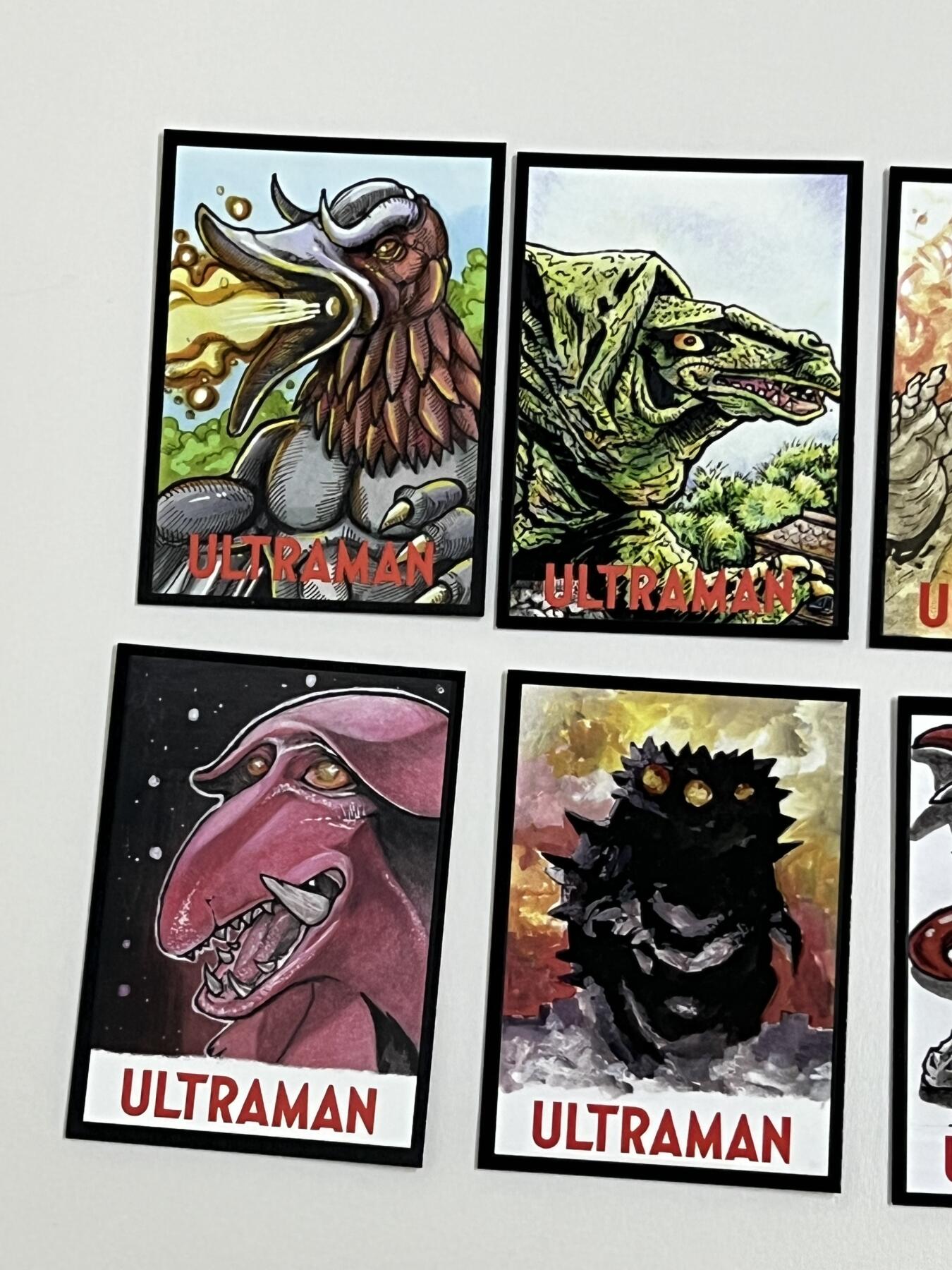 零元拍：RRParks Ultraman 归来的奥特曼 杰克奥特曼  圆谷公司 杰克奥特曼  手绘复刻卡 超人气怪兽很多 非常稀有 大比例 10张一起拍！编号见卡背 