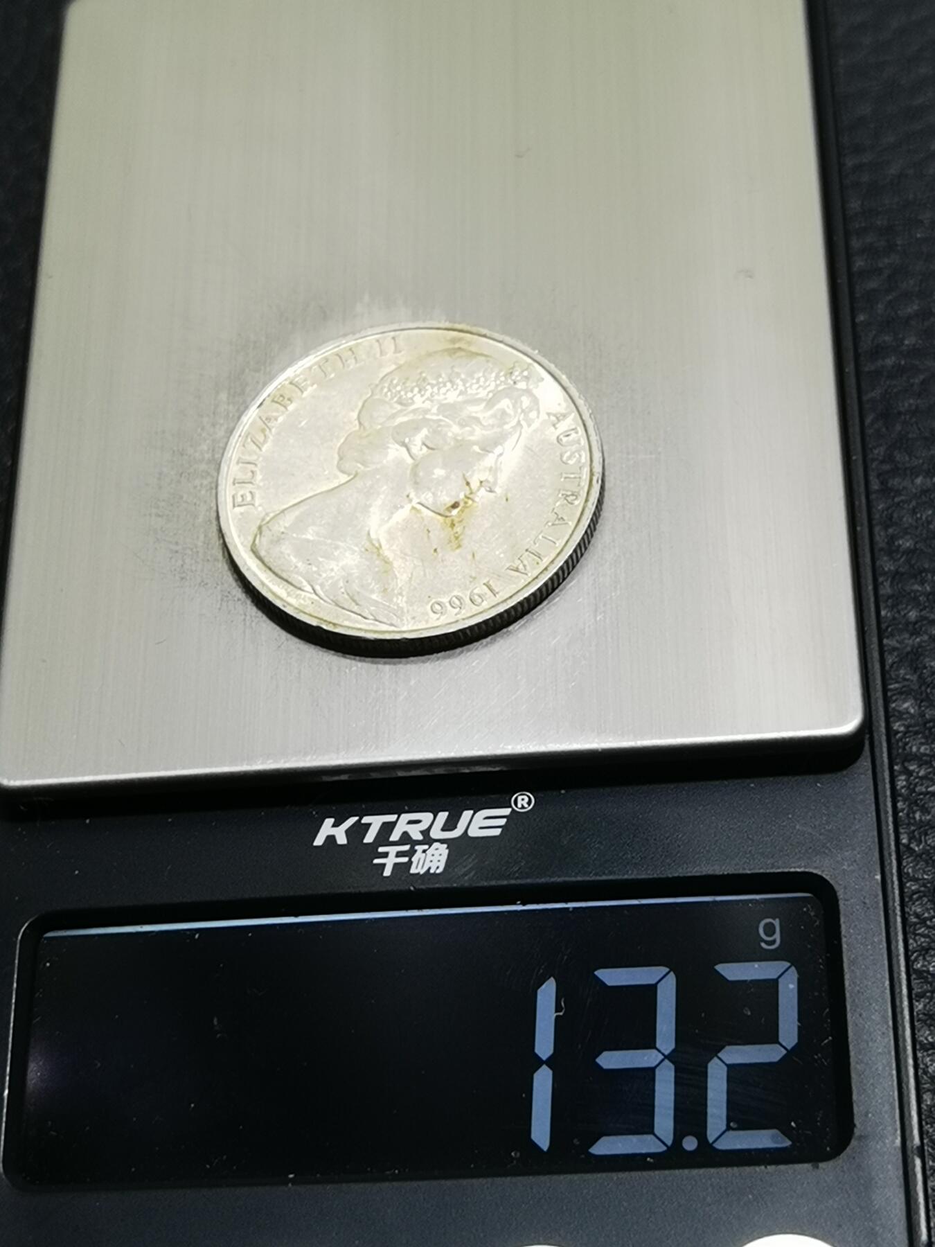 天下钱庄专场欢迎参拍 澳大利亚伊丽莎白50分银币