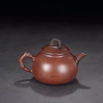  精品紫砂壶专场 - 徐汉棠大师落款  松针紫砂壶