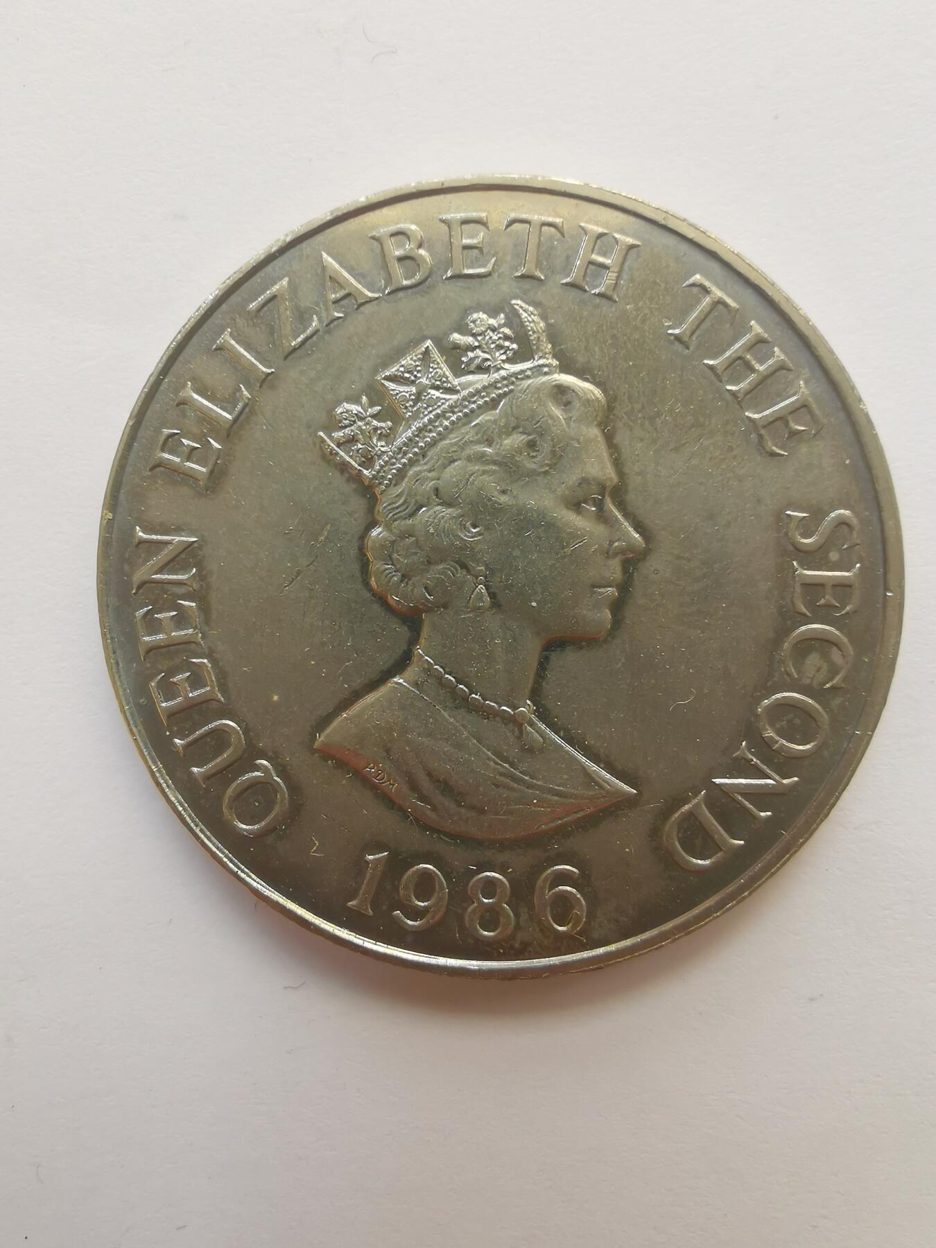 巨藏钱币首秀-古今中外钱币套装专场 泽西岛1986年英联邦运动会2镑镍币跑步