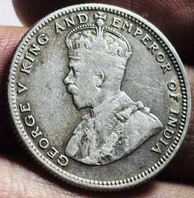 文馨钱币收藏第 273 场， 长期接收代拍品 - 美品 1926 年英属海峡乔治五世 20 分银币，第三版首发年 600 银