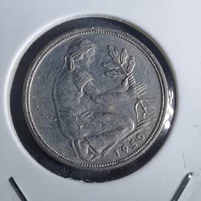 沼泽如烟--第850场 - 德国1950年50芬尼