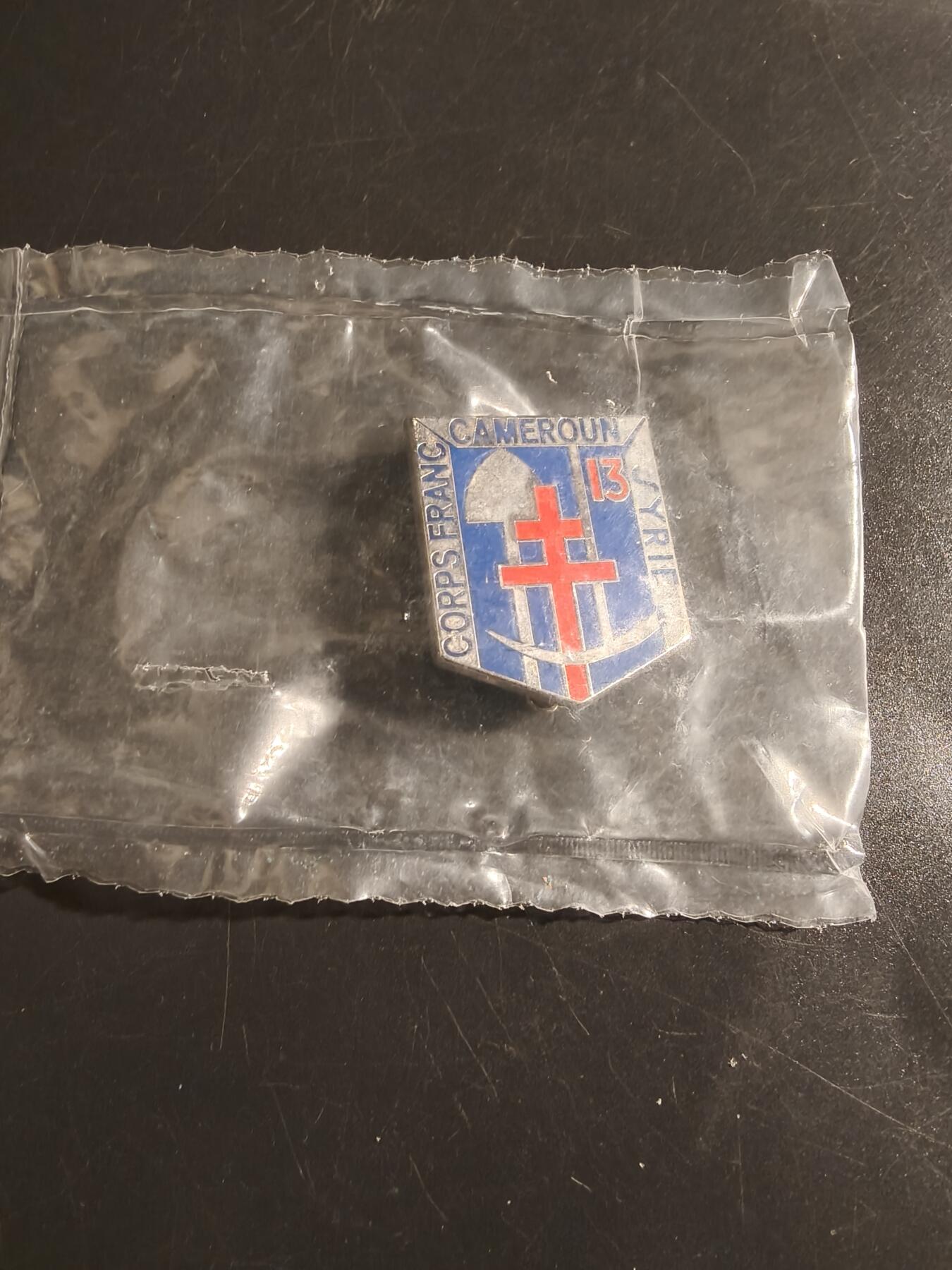 老王徽章第151期 喀麦隆第13工兵团证章     原袋