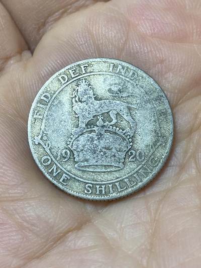 2025年第九十六场(总第一百二十二场）外国好品散币(免佣金) - 英国🇬🇧1920年1先令银币(乔治五世第二版首发年，500银)
