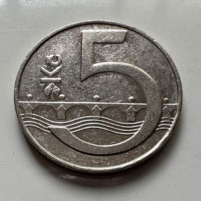 🌹外币初藏🌹🐯2025年第106场  每周二四六晚8️⃣点 接代拍 - 捷克1993年五克朗