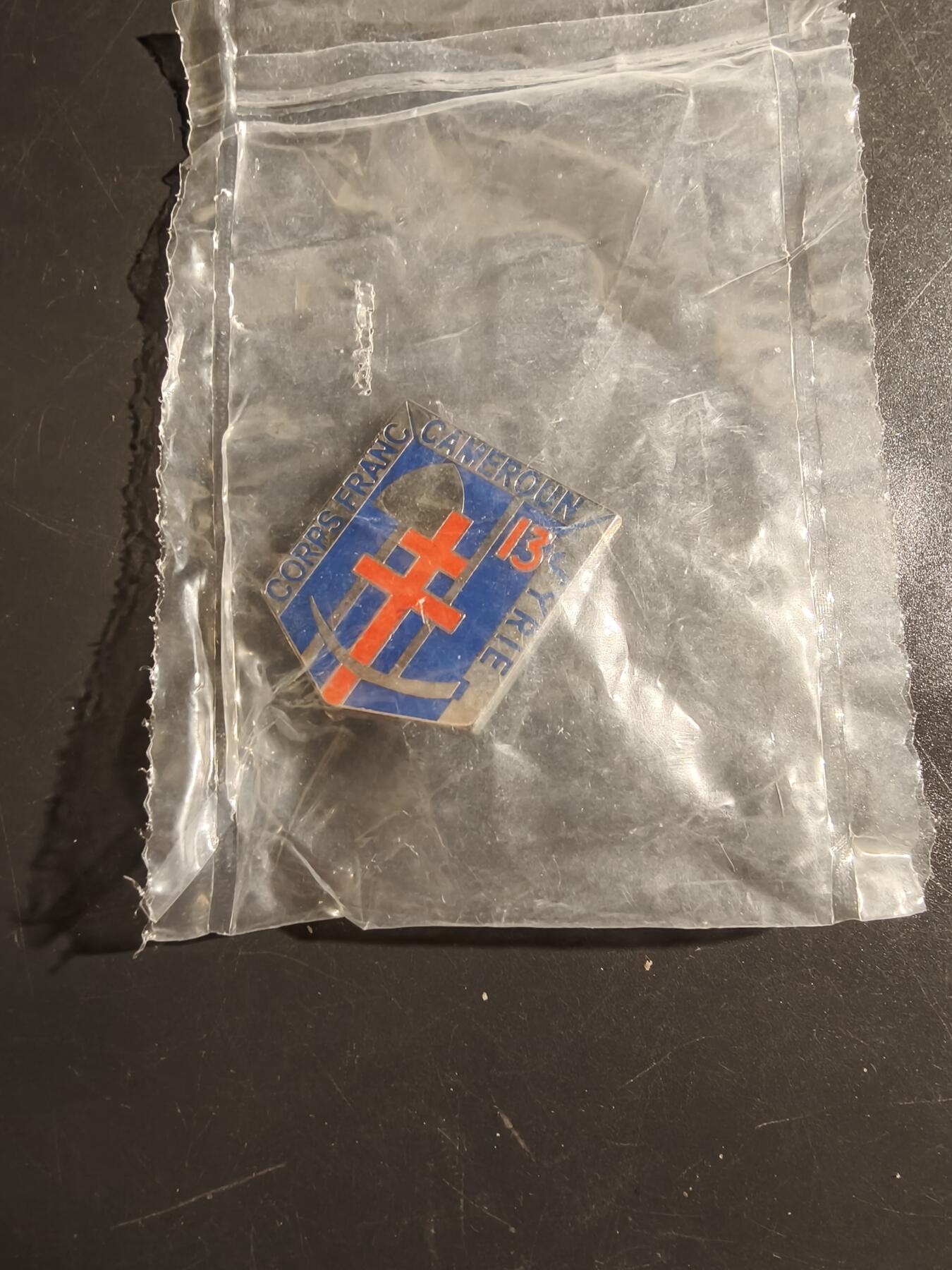 老王徽章第151期 喀麦隆第13工兵团证章     原袋