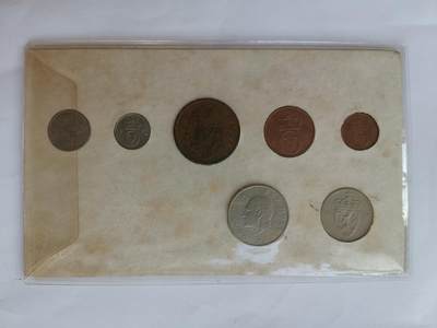 巨藏钱币首秀-古今中外钱币套装专场 挪威硬币7枚套