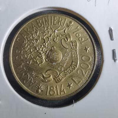沼泽如烟--第849场 - 意大利1994年200里拉纪念币
