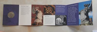 巨藏钱币首秀-古今中外钱币套装专场 英国2024年5镑纪念镍币龙头神售-查尔斯头像