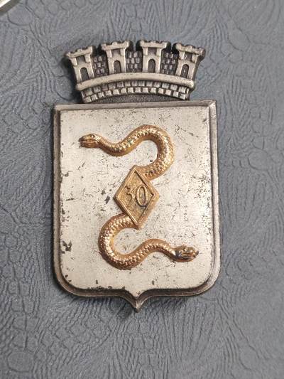 韵星假日拍卖第二十五期 -- Rimey Holidays Auction 25 - 法兰西第三共和国30军团证章 drago制作打标 带编号 少见