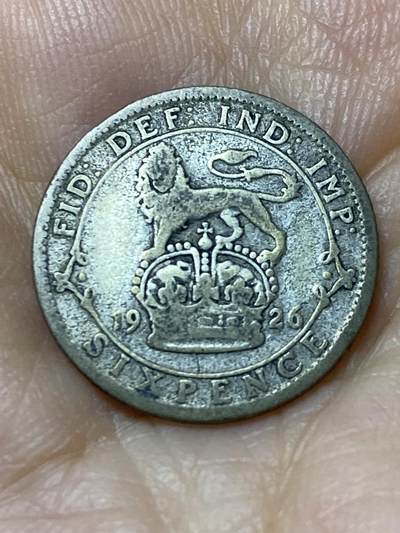 2025年第九十六场(总第一百二十二场）外国好品散币(免佣金) - 英国🇬🇧1926年6便士银币