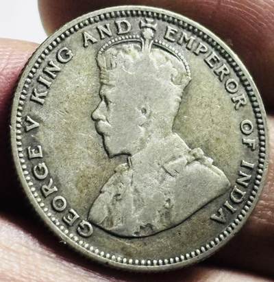 文馨钱币收藏第 273 场， 长期接收代拍品 - 美品 1926 年英属海峡乔治五世 20 分银币，第三版首发年 600 银