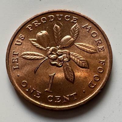 🌹外币初藏🌹🐯2025年第106场  每周二四六晚8️⃣点 接代拍 - 牙买加1972年一分FAO币