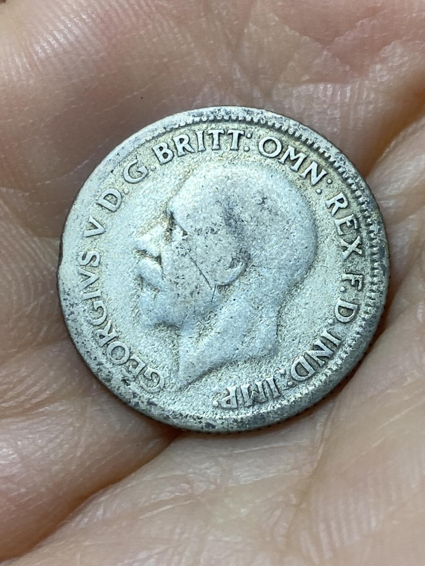 2025年第九十六场(总第一百二十二场）外国好品散币(免佣金) 英国🇬🇧1929年6便士银币(乔治五世第五版，500银)