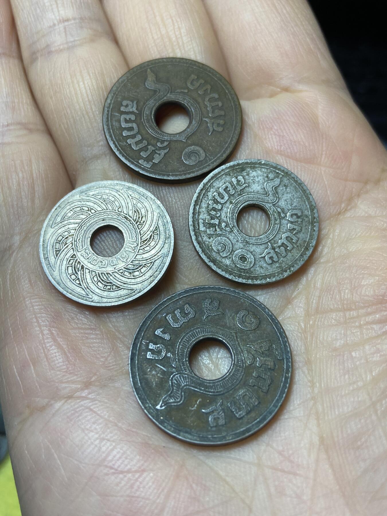 2025年第九十六场(总第一百二十二场）外国好品散币(免佣金) 泰国🇹🇭拉玛六世时期1萨当和10萨当(拉塔纳科辛历和佛历两种版本)