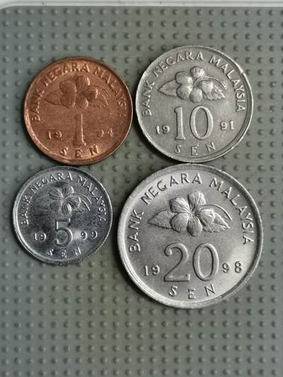 2025年第89场各国散币拍卖（总第89场） - 马来西亚民俗版4枚