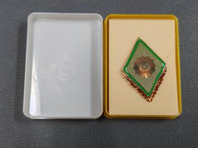 韵星假日拍卖第二十五期 -- Rimey Holidays Auction 25 - 民主德国内务部警察学院毕业生校徽 少见转轮 带原盒 