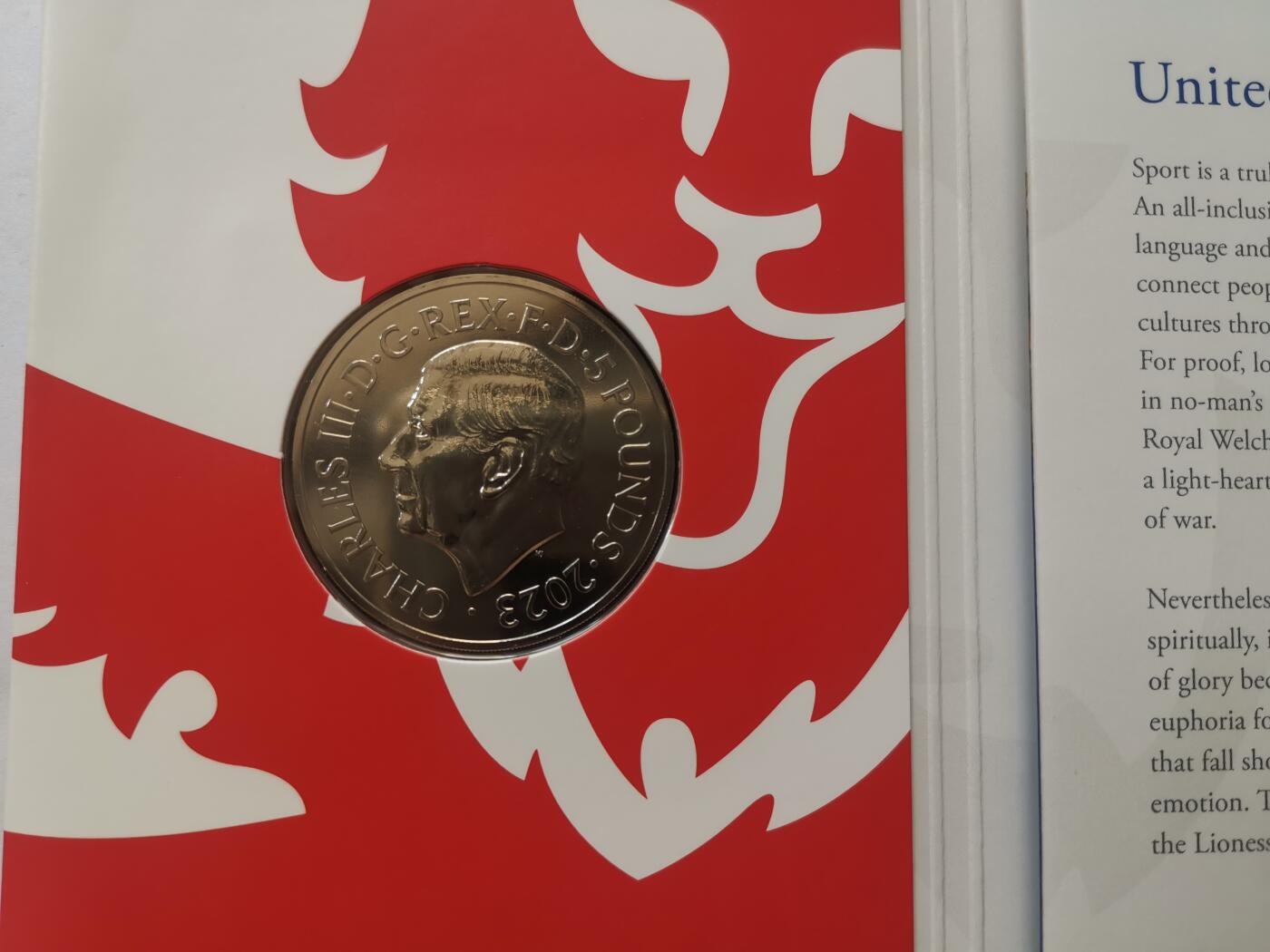 巨藏钱币首秀-古今中外钱币套装专场 英国2023年5镑纪念镍币-查尔斯头像