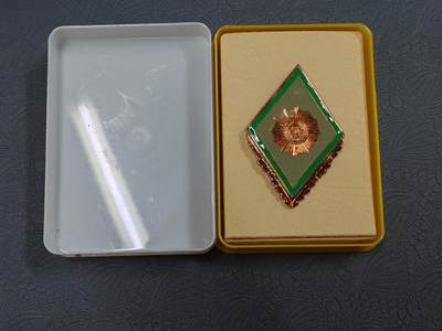 韵星假日拍卖第二十五期 -- Rimey Holidays Auction 25 - 民主德国内务部警察学院毕业生校徽 少见转轮 带原盒 