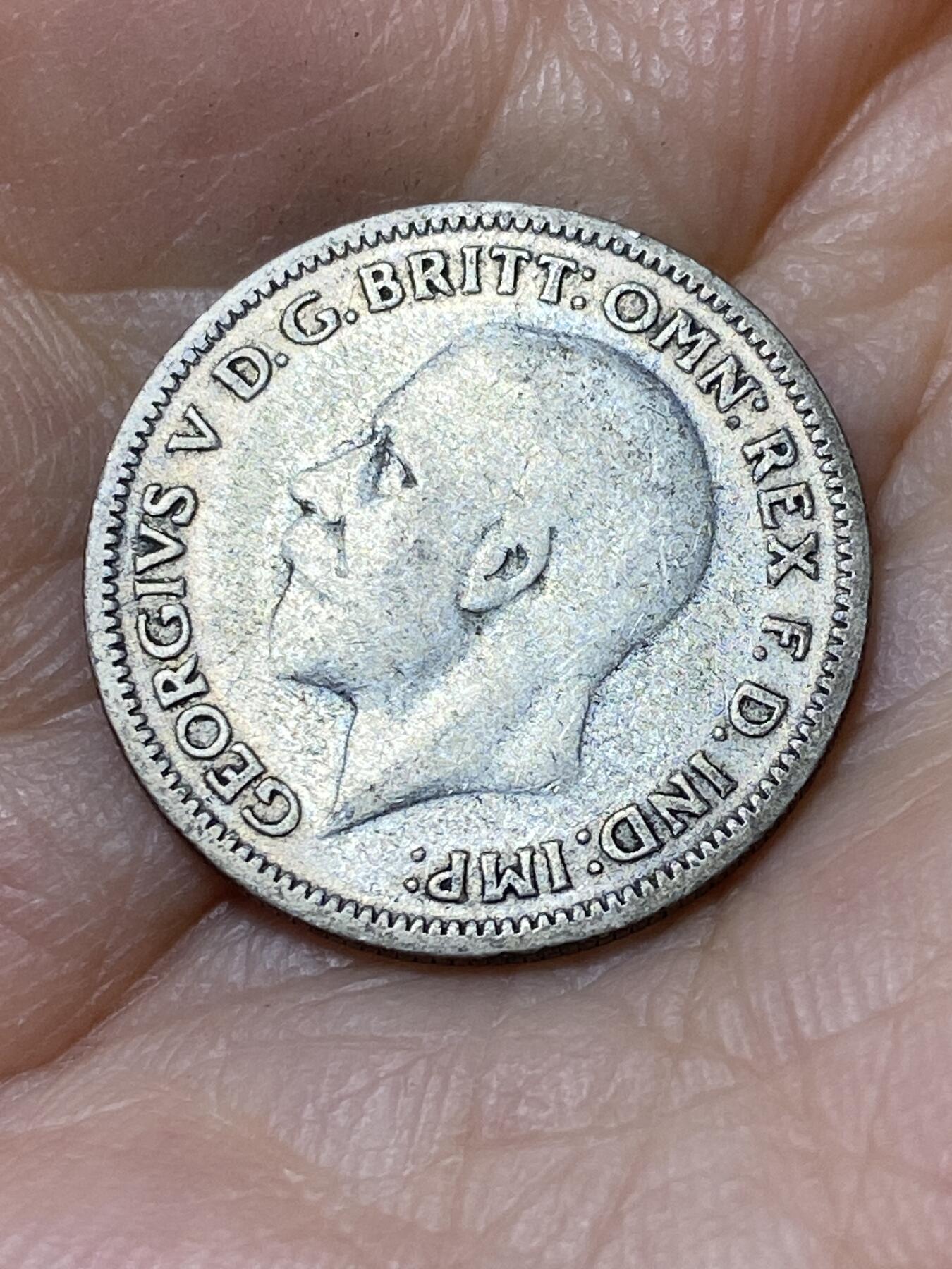 2025年第九十六场(总第一百二十二场）外国好品散币(免佣金) 英国🇬🇧1936年6便士银币(乔治五世逝世年，第五版关门年，500银)