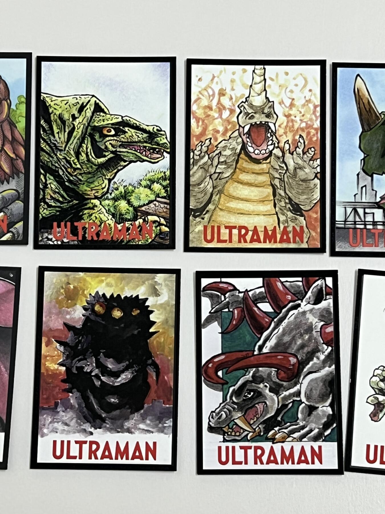 零元拍：RRParks Ultraman 归来的奥特曼 杰克奥特曼  圆谷公司 杰克奥特曼  手绘复刻卡 超人气怪兽很多 非常稀有 大比例 10张一起拍！编号见卡背 