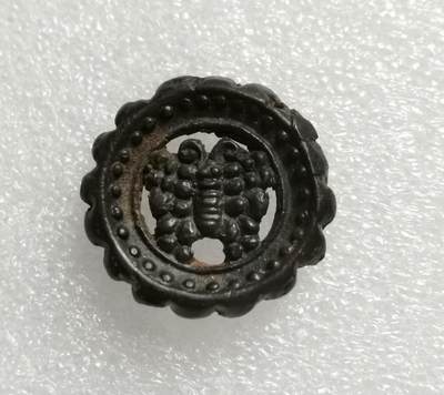 瓶子🏺第209期拍卖会 -  泰国赌场第一代金属筹码代币  蝴蝶图案  好品  传世包浆