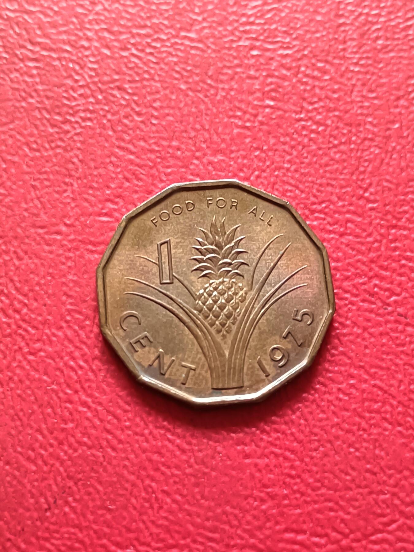 【云涧收藏】第六十五场 斯威士兰1975年1分FAO纪念币