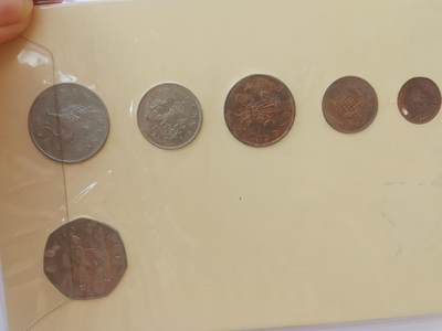 巨藏钱币首秀-古今中外钱币套装专场 英国硬币6枚套