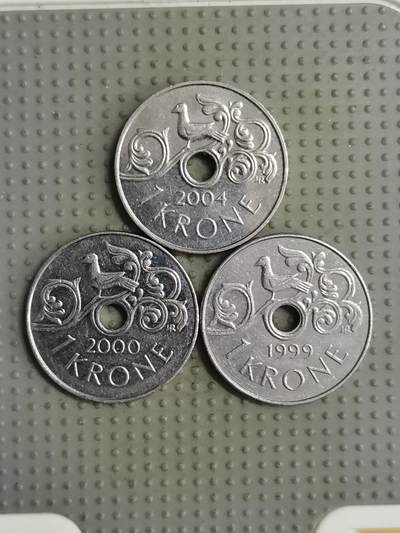 2025年第89场各国散币拍卖（总第89场） - 挪威1克朗3枚