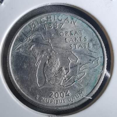 沼泽如烟--第849场 - 美国2004年25分纪念币