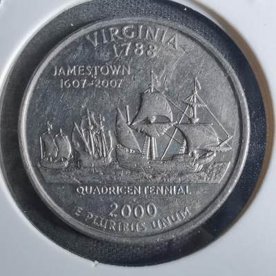 沼泽如烟--第849场 - 美国2000年25分纪念币