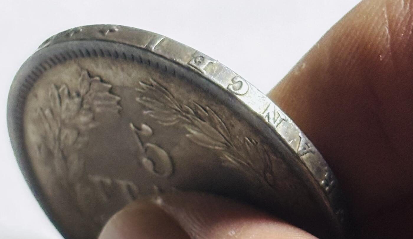 文馨钱币收藏第 273 场， 长期接收代拍品 少见美品 1841 年法国菲利普 5 法郎大银币 900 高银版