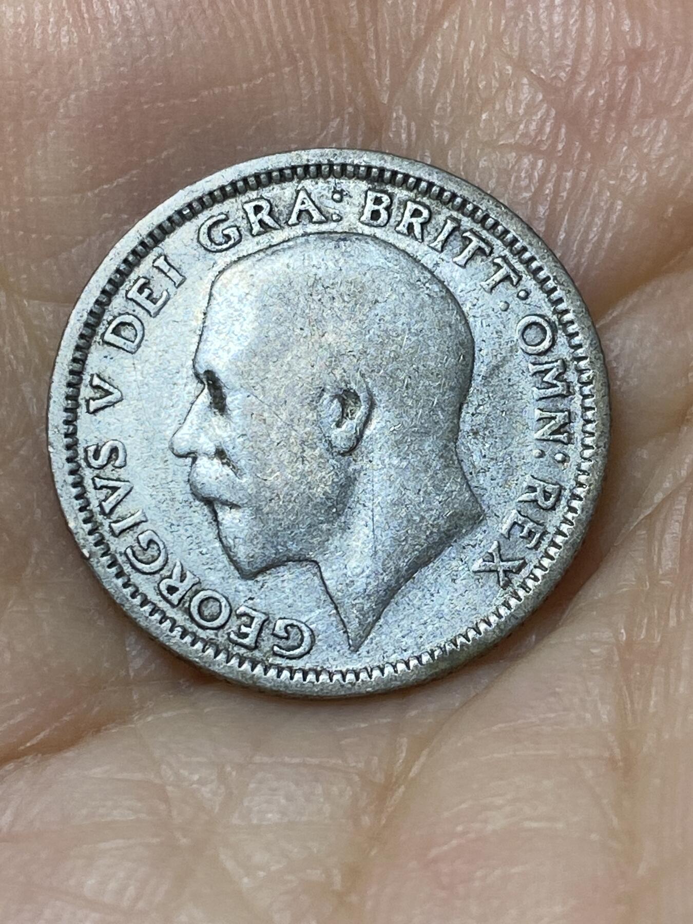 2025年第九十六场(总第一百二十二场）外国好品散币(免佣金) 英国🇬🇧1926年6便士银币(乔治五世第三版宽边，关门年，仅发行2年，500银)