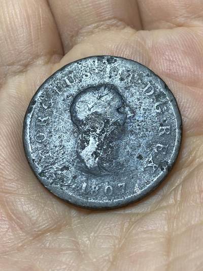 2025年第九十六场(总第一百二十二场）外国好品散币(免佣金) - 英国🇬🇧1807年半便士(乔治三世时期)