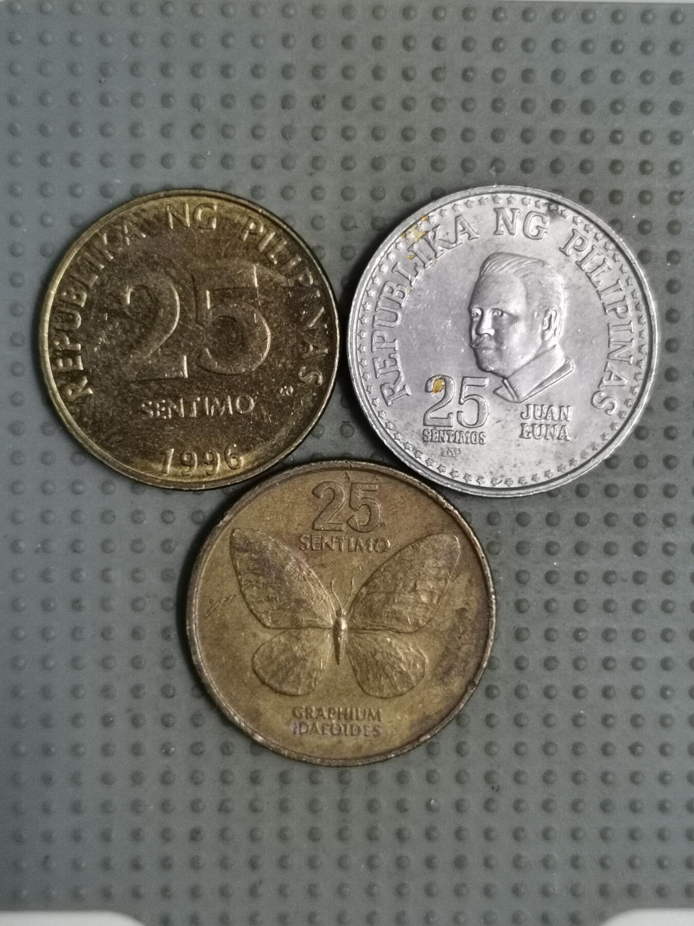 2025年第88场各国散币拍卖（总第88场） 菲律宾25分3枚不同