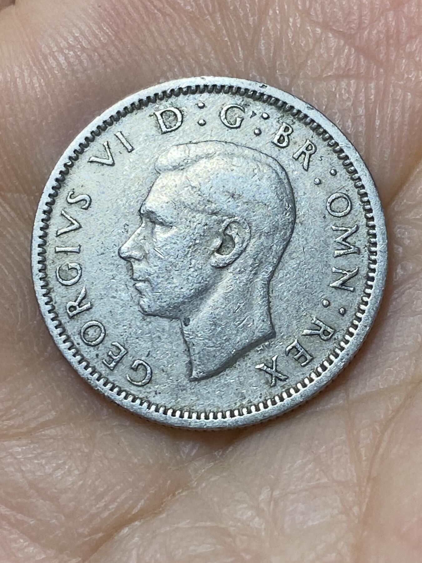 2025年第九十六场(总第一百二十二场）外国好品散币(免佣金) 英国🇬🇧1947年6便士(乔治六世第二版，首发年仅发行2年)