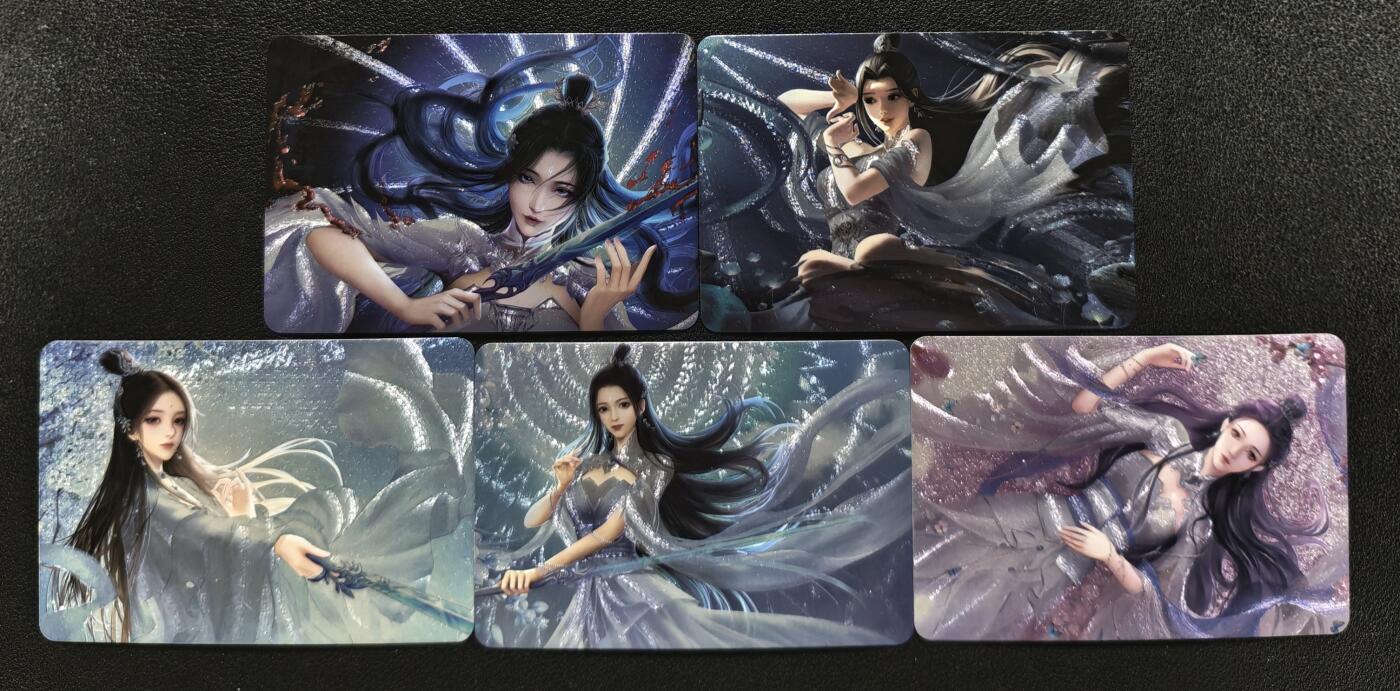 天玑星卡拍第125期《9.25周四截拍》持续收拍收评中 满赠卡需备注 宁缺卡牌 诛仙 陆雪琪 粗闪 五张