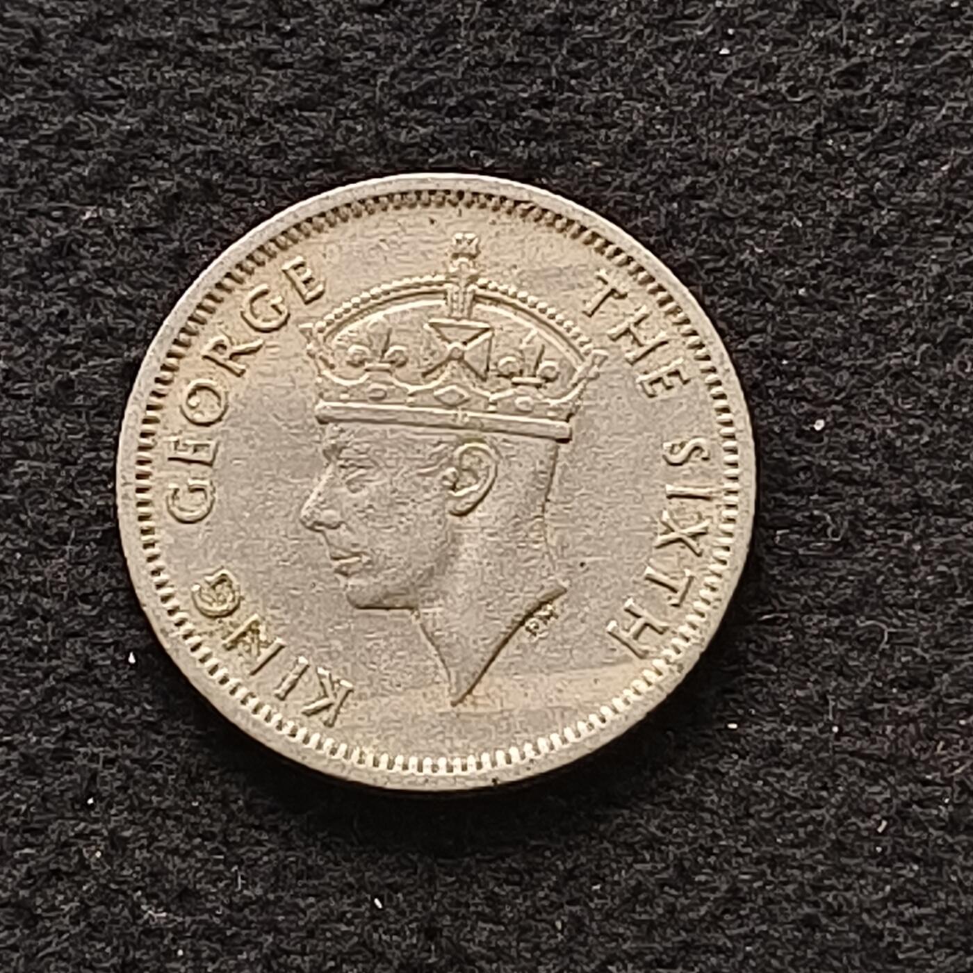 【全场包邮】纯粹捡漏拍462场 英属马来亚1950年乔治六世10分