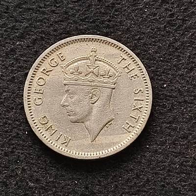 【全场包邮】纯粹捡漏拍462场 - 英属马来亚1950年乔治六世10分