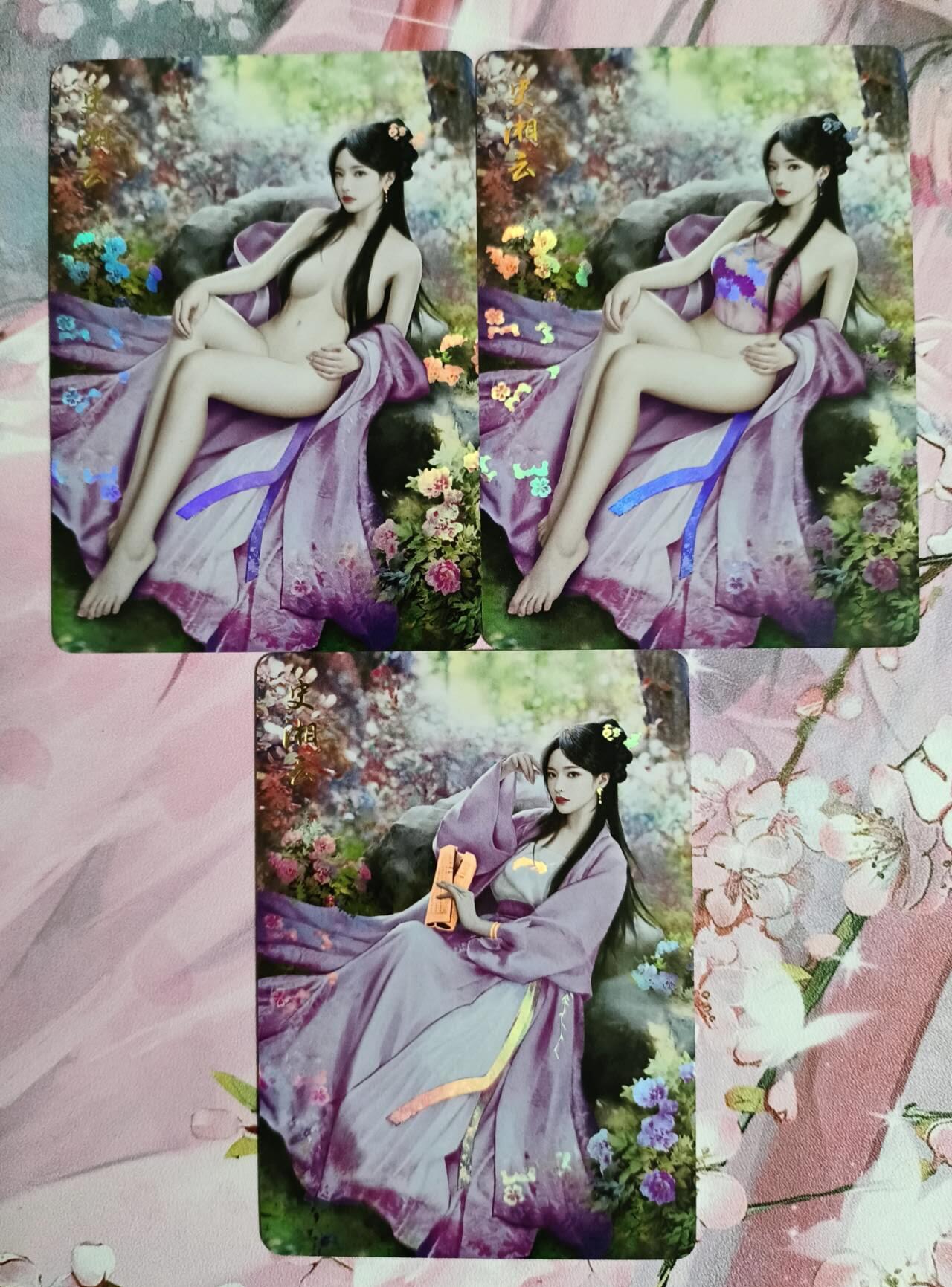 龙虎卡牌第五十六场 小浣熊 趣卡社五虎 百里亲签 万享盲盒（无佣金，满120包邮，周六晚上结拍，欢迎送拍） 金彩3张 燎原红楼梦 史湘云3渐变