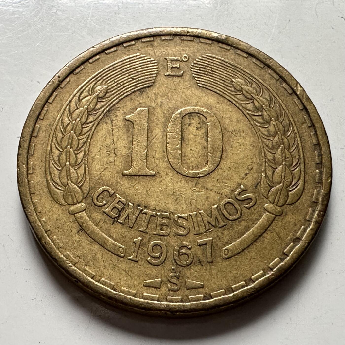 🌹外币初藏🌹🐯2025年第106场  每周二四六晚8️⃣点 接代拍 智利1967年十分