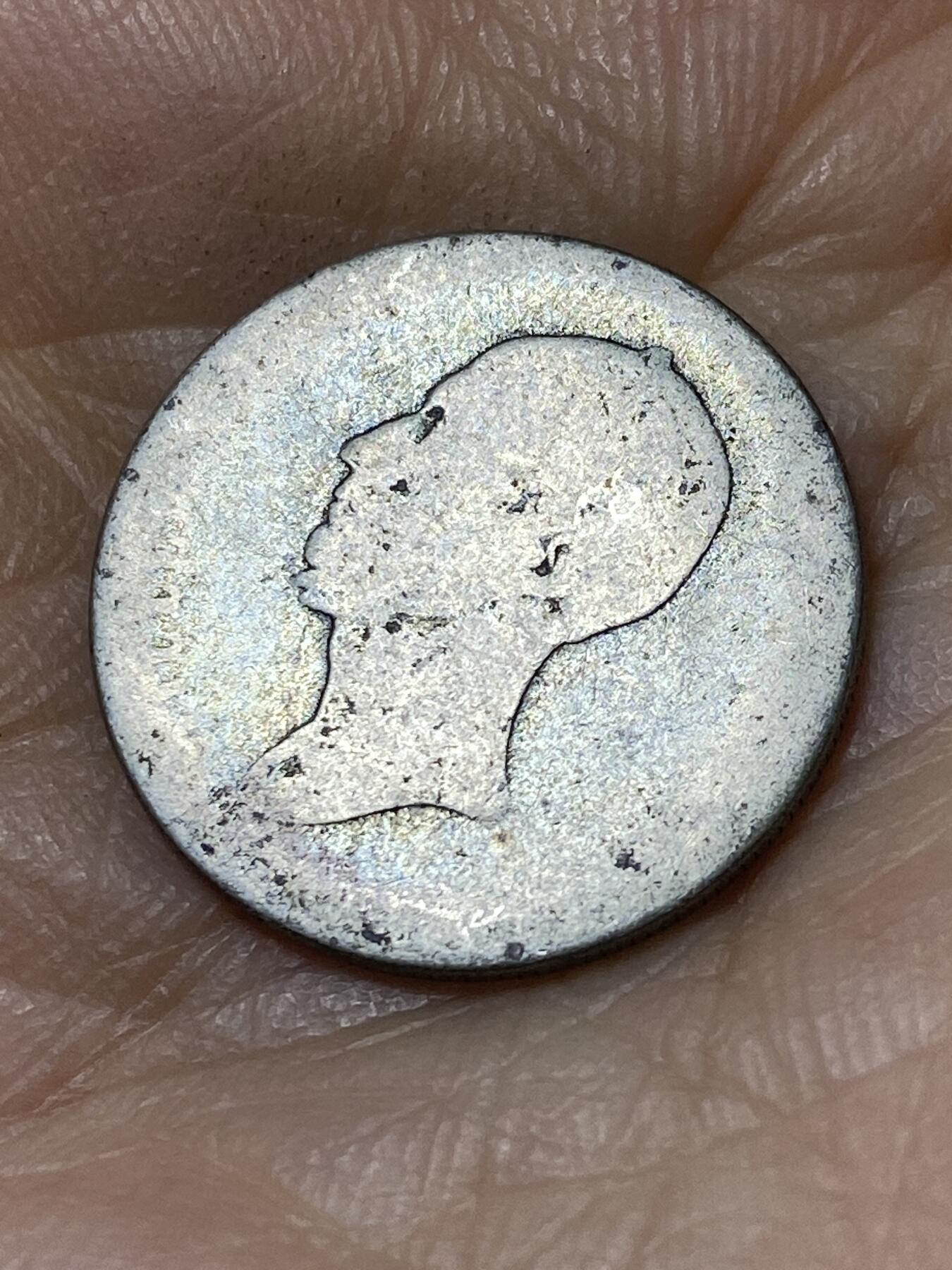 2025年第九十六场(总第一百二十二场）外国好品散币(免佣金) 荷兰🇳🇱1848年25分银币(威廉二世时期，首发年仅发行2年，640银)