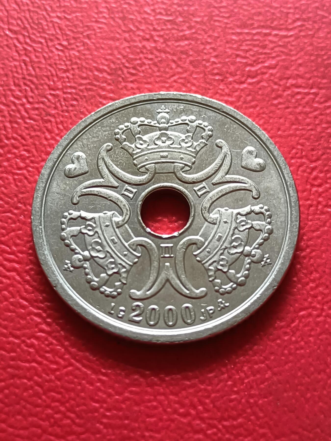 【云涧收藏】第六十五场 丹麦2000年2克朗