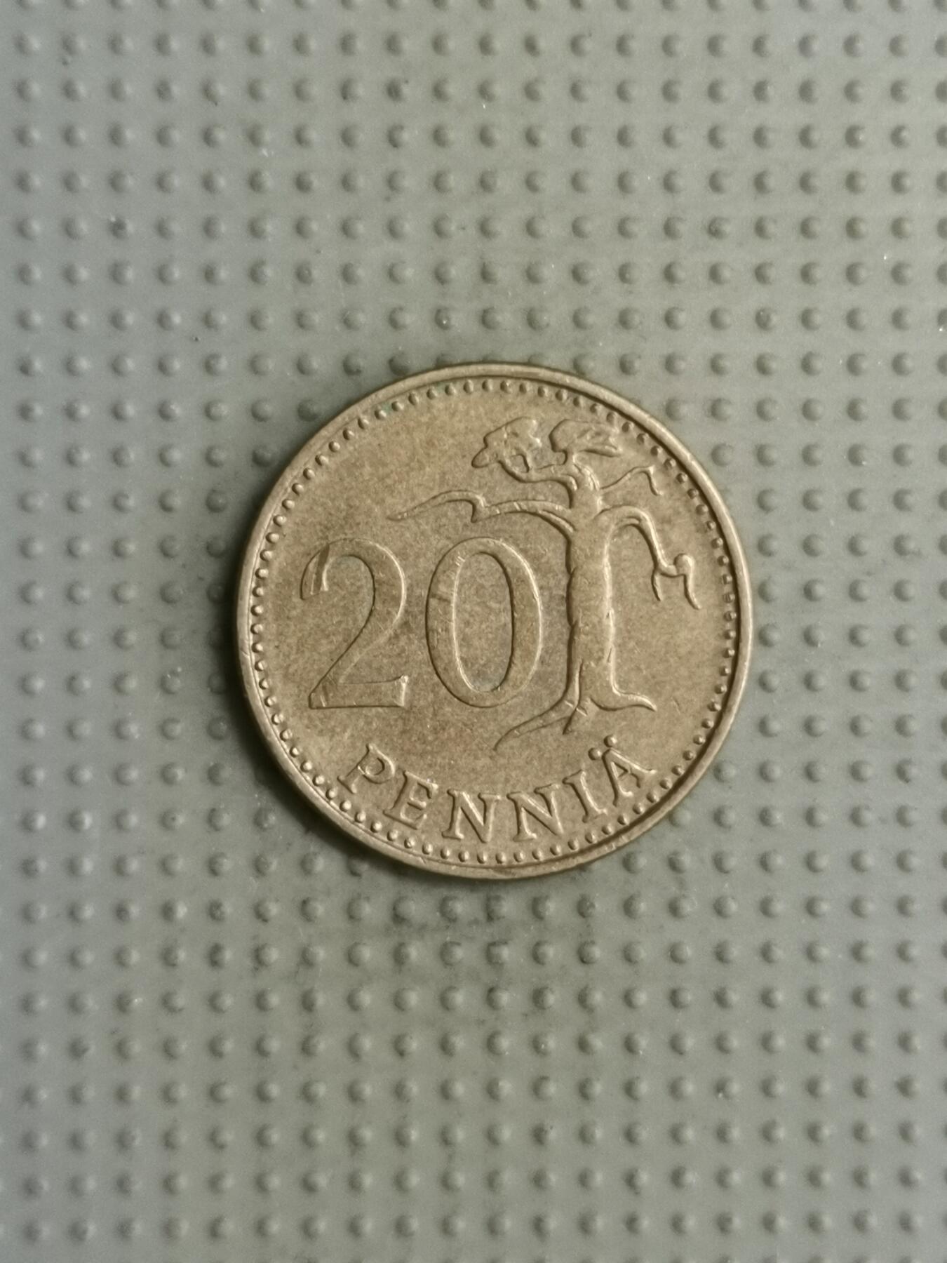 2025年第89场各国散币拍卖（总第89场） 芬兰1974年20芬尼